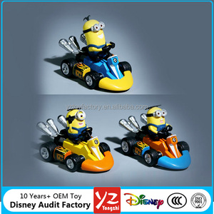 OEM de alta calidad <span class=keywords><strong>Minions</strong></span> juguetes de pvc figura para los niños que juegan, Despicable Me pvc figuras con el Coche plástico - Product Image 1