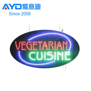 Pantalla LED de neón para interiores, pantalla LED intermitente para <span class=keywords><strong>Buffet</strong></span>, tienda de alimentos y comida, proveedor de fábrica - Product Image 2
