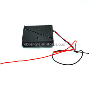 3 x AA Größe Zelle (<span class=keywords><strong>UM</strong></span>-3 * 3) Schwarz Kunststoff Batteriehalter Box 4,5 V Fall Mit Draht blei - Product Image 3