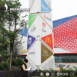 Brandnewsign Professional Factory Outlet Publicidade Três Lados Outdoors Outdoor Pylon SIgn - Product Image 3