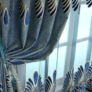 Di alta qualità elegante ricamato ciniglia jacquard <span class=keywords><strong>tessuto</strong></span> per <span class=keywords><strong>tenda</strong></span> - Product Image 5
