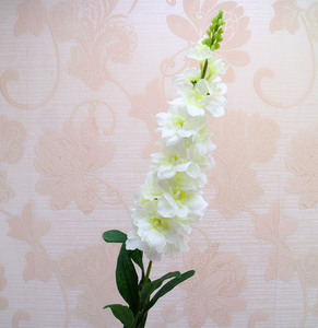 Fiori Artificiali di Delphinium Colorati per Decorazioni Casa e Matrimonio, Rami di Fiori Simulati Viola, Fiori Realistici al Tatto - Product Image 3