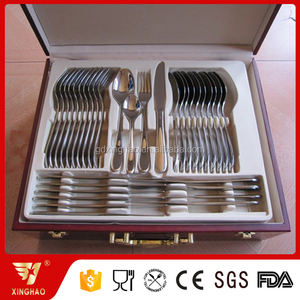 Bán Sỉ Bộ Đồ Dẹt Màu Vàng/Bạc/Titan/Đen 72 Bộ Dao Kéo - Product Image 3