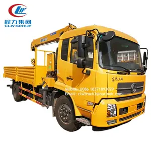 Dongfeng 크레인 트럭 5 톤/truck-잘 고정 된 크레인/트럭 크레인 트럭