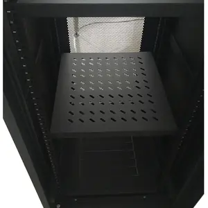 Telecom Rack Soundproof 42u Spcc Material Black Indoor Telecom Server Rack With 1000 Depth