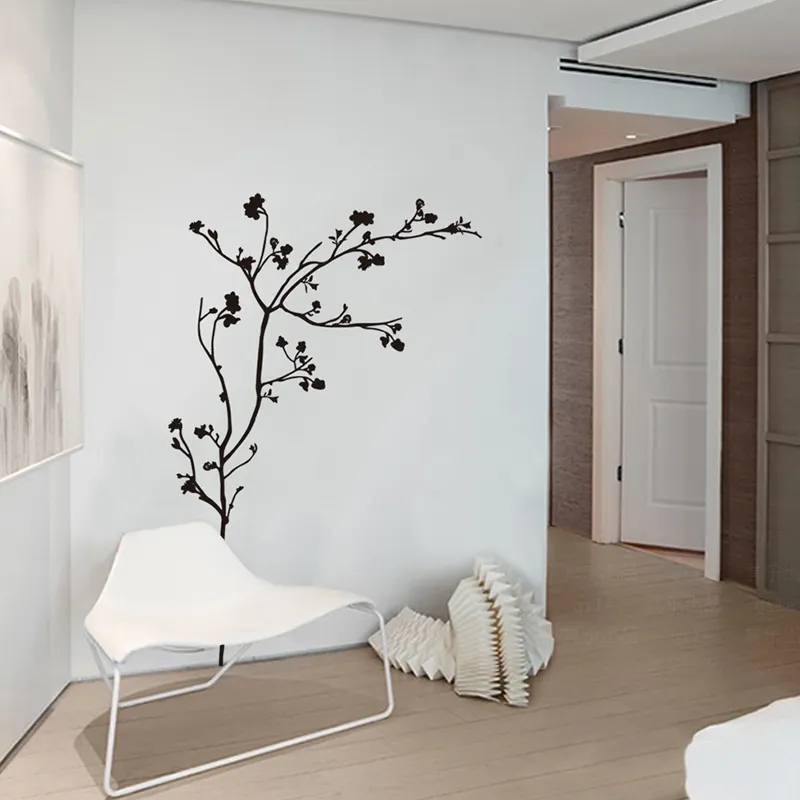 YIYAO Cheap Wholesale Chinese Plum Blossom Tree Wall Sticker Vinyl Removable for Living room