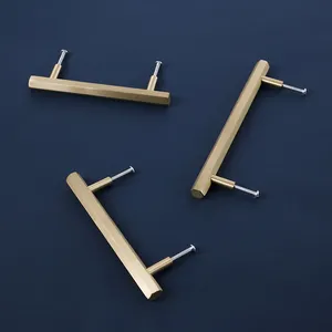 Cabinet Pulls Handles Hexagon Brass Kitchen Door Handle And Knobs