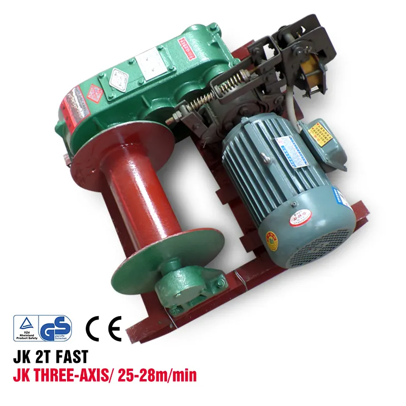 Hot Sell Hebe werkzeuge Elektrischer Aufzug Drahtseil zug JK-2T-quick Geschwindigkeit