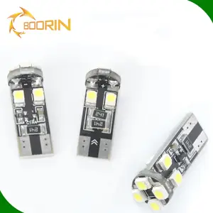 12v 24v rgb T10 canbus 3030 parking/ turn /signal bulb t10 t15 t20 t25 led auto bulb 5 smd 5050 t10 auto bulb socket for car led