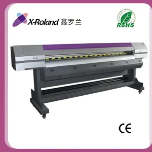 X-Roland interior / exterior doble/sola cabeza impresión solvente plotter