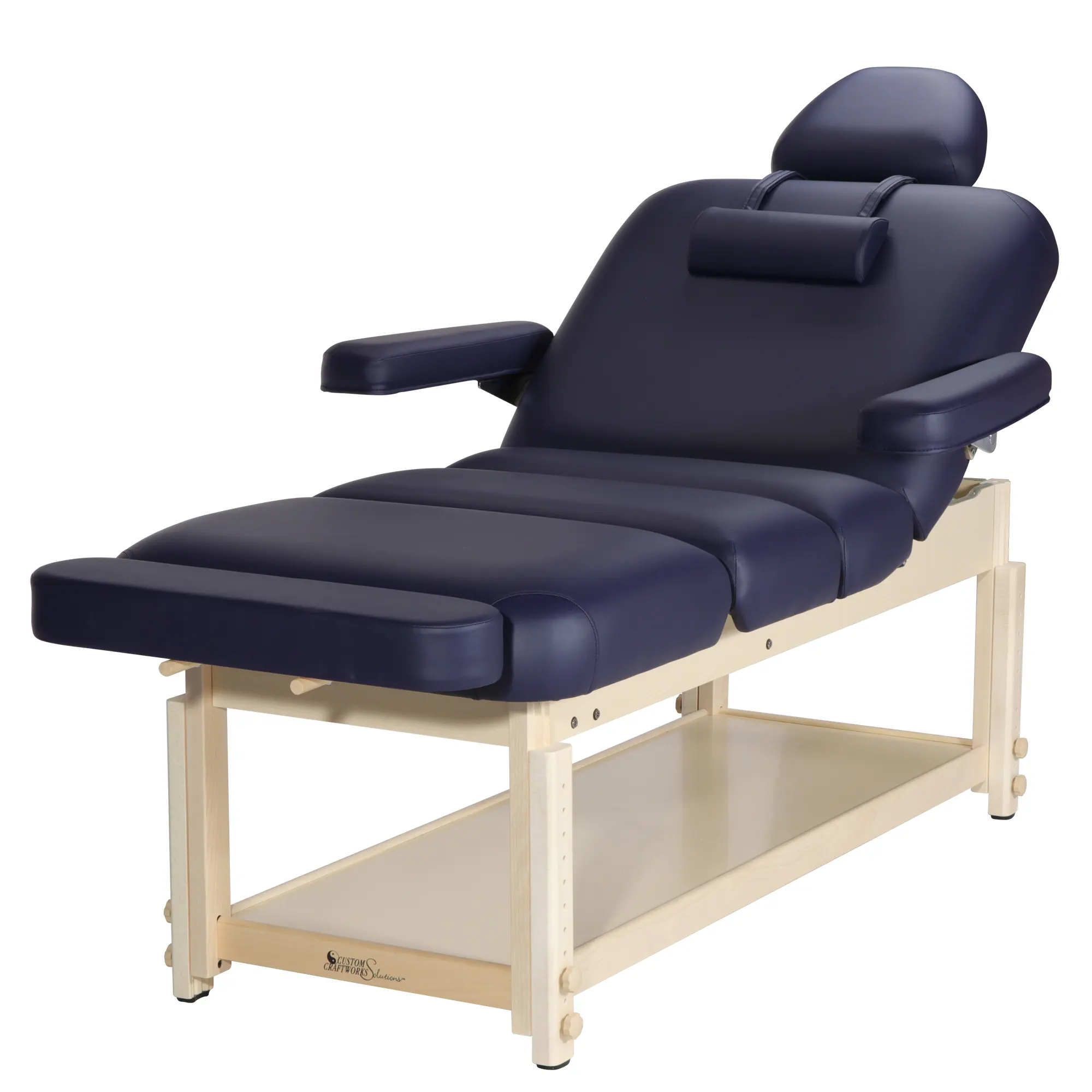 Archer-Deluxe Serie stationäre Luxus Holz Massage tisch Massage Couch Massage bett Preis Höhe verstellbares Schönheits bett