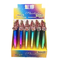 Rainbow pen holder rose mechanical metal pencil for girl