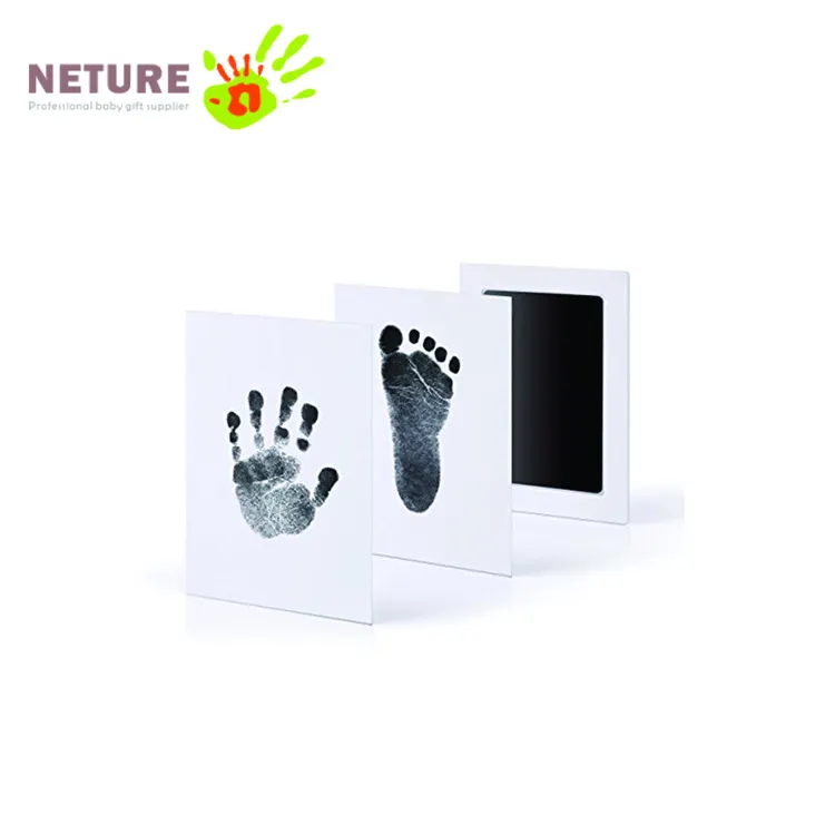 Baby Tintenlosen Print Kit extra große handabdruck tinte pad und footprint ink pad