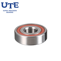 UTE 708C P4 Bantalan Bola Kontak Sudut Presisi Tinggi Kecepatan Tinggi 8x22x7mm dengan Wadah Bakelite 2RZ untuk Spindle Mesin CNC