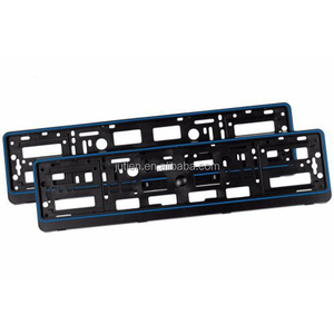 Custom Stijl Universele Europese Nummerplaat Frame Nummerplaat Frame Reliëf Met Verschillende Montage Punten