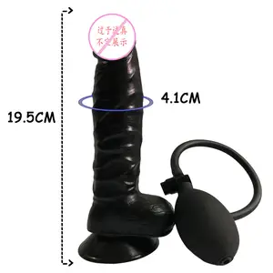Hot Selling Opblaasbare Penis, Kunstmatige Penis Grote Pik Opblaasbare Dildo 'S Seksspeeltjes Vrouwelijke Masturbatie Flexibele Dildo
