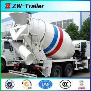 Fornecedor trailer eixos duplo misturador de cimento tanker trailer( volumn opcional)