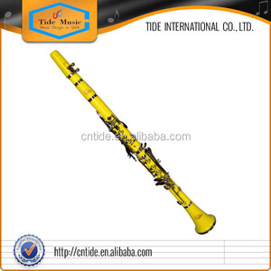 <span class=keywords><strong>Clarinete</strong></span> de 17 Teclas en Sib, Cuerpo de Plástico ABS de Alta Calidad, Color Amarillo - Product Image 3