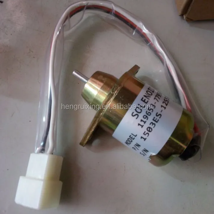 Yanmar के लिए 4TNV94 4TNV98 A408220 इंजन बंद SOLENOID 119233-77932,119653-77950