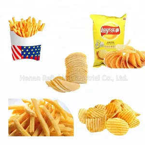 Voll automatische gefrorene Pommes Frites Maschinen linie große Kapazität automatische Produktions linie Kartoffel chips Herstellung Maschinen gruppe