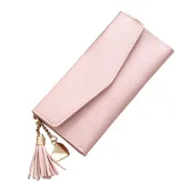 Women's Long Clutch Wallet, PU Leather, Multi-Colors