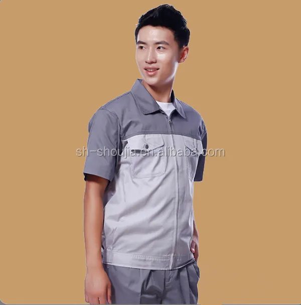 Short sleeve Factory OEM Oil And Gas Workwear, Gas Station Uniform
