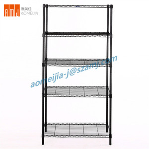 Estantería de 5 estantes, unidad de almacenamiento, organizador de Metal, estante de alambre negro para su cocina, oficina, garaje - Product Image 2