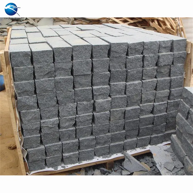 wholesale G654 Granite paving bricks stone tile