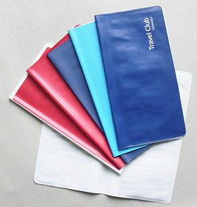 Tùy Chỉnh Logo Đa Chức Năng Không Thấm Nước Nhựa Vinyl PVC Hộ Chiếu Đựng Tài Liệu Pouch Travel Ticket Wallet - Product Image 3