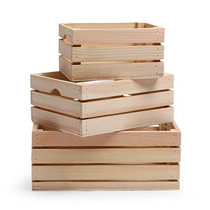 Custom rustic home wood fruit and sundries crate cheap wooden crates wholesale