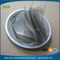 Filter Cakram Bisa Dicuci dan Digunakan Kembali, Filter Jala Logam Mikro Stainless Steel Lapis Tunggal