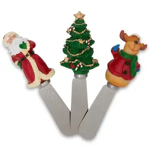 Resin Christmas Tree Butter Spreaders Knife