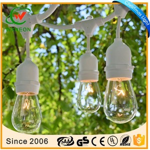 Chaîne de <span class=keywords><strong>lumière</strong></span> à ampoules led S14, cordes Vintage de société, métro, usage <span class=keywords><strong>extérieur</strong></span>, <span class=keywords><strong>décoration</strong></span> de <span class=keywords><strong>noël</strong></span>, intérieur et <span class=keywords><strong>extérieur</strong></span>, ampoules incandescentes - Product Image 4