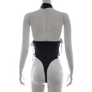 Ropa de Bondage para uñas de cuero para mujer, lencería de cuello esclavo, ataduras, ropa para fetiche - Product Image 2