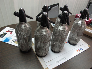 Sifón de vidrio para Soda, malla de acero inoxidable - Product Image 5