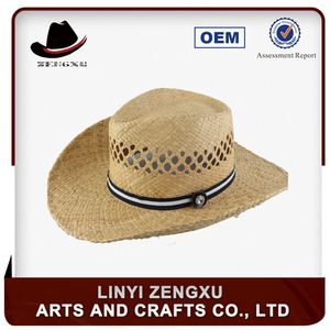 Intermitente mexicano al por mayor sombrero de vaquero de paja - Product Image 1