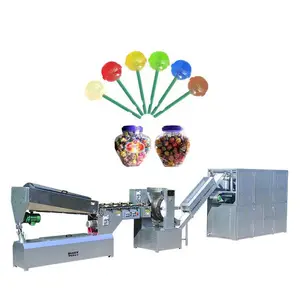Sıcak satış Lolipop Şekerleme üretim hattı/lolipop şeker yapma makinesi
