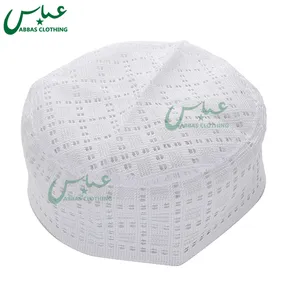 Lulu Cap Cheap White muslim kappe Wholesale Men Muslim Cap