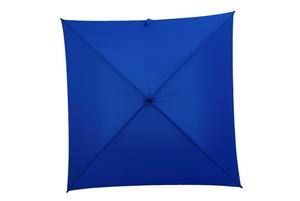 Promos quadratische form blaue stoff rohseide stahlwelle gerade regenschirm - Product Image 6