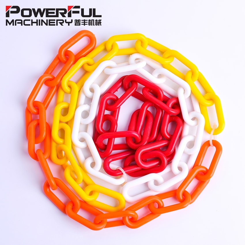 Желтая и Черная защитная Барьерная дорожная 3 мм пластиковая цепь для дорожных конусов