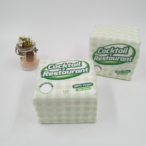Khăn Ăn Giấy Cho Nhà Hàng Bán Buôn Kích Thước Khác Nhau Giấy Trắng Khăn Ăn & Phục Vụ Ăn Tối Khăn Ăn 100 Tờ/Túi 23X23Cm 1 Lớp - Product Image 2