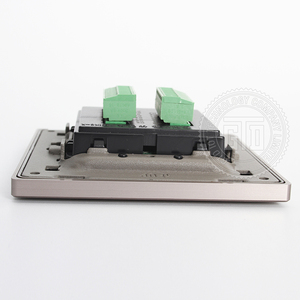 Smart Hotel Gray Aluminum Brushed CNC Reset Push Button 12-24V DC 6 Gang Dry Contact Technology Smart Wall Switch - Product Image 6