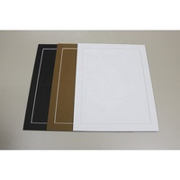 Vente en gros de cadre photo en papier à noyau crème Matboard Passepartout sans acide avec sac en plastique