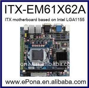 Intel H61 a base di Mini ITX Supporto della scheda madre LGA1155 <span class=keywords><strong>I3</strong></span>,I5,I7 processori ITX-EM61X62A - Product Image 5