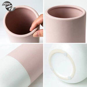 Vaso da ufficio moderno in porcellana con decorazione moderna in porcellana - Product Image 6