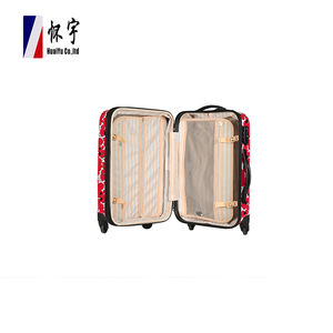 2025 אופנה מותאם אישית דפוס צבע עיצוב מזוודה עמיד למים מזוודות לבנות - Product Image 5