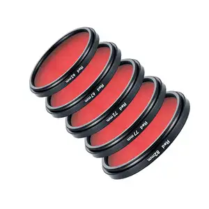 30mm- 82mm Red Filter 52/58/67/77/82mm Lens full color Filter For DSLR camera