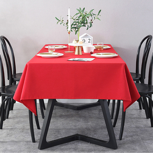 Màu xanh bướm polyester mùa xuân hoa cutwork khăn trải bàn vuông - Product Image 2