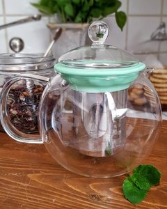 <span class=keywords><strong>Théière</strong></span> en verre <span class=keywords><strong>thermo</strong></span> d'<span class=keywords><strong>infuseur</strong></span> clair de résistance thermique de Borosilicate fait main classique - Product Image 5