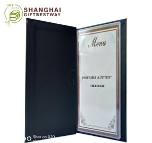 Chất Lượng Cao Pu Da Tùy Chỉnh Nhà Hàng <span class=keywords><strong>Menu</strong></span> Cuốn Sách - Product Image 4